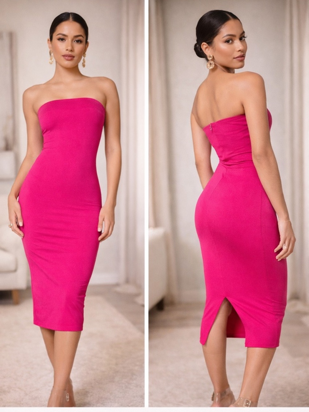 superdown- Lilian strapless dress xs